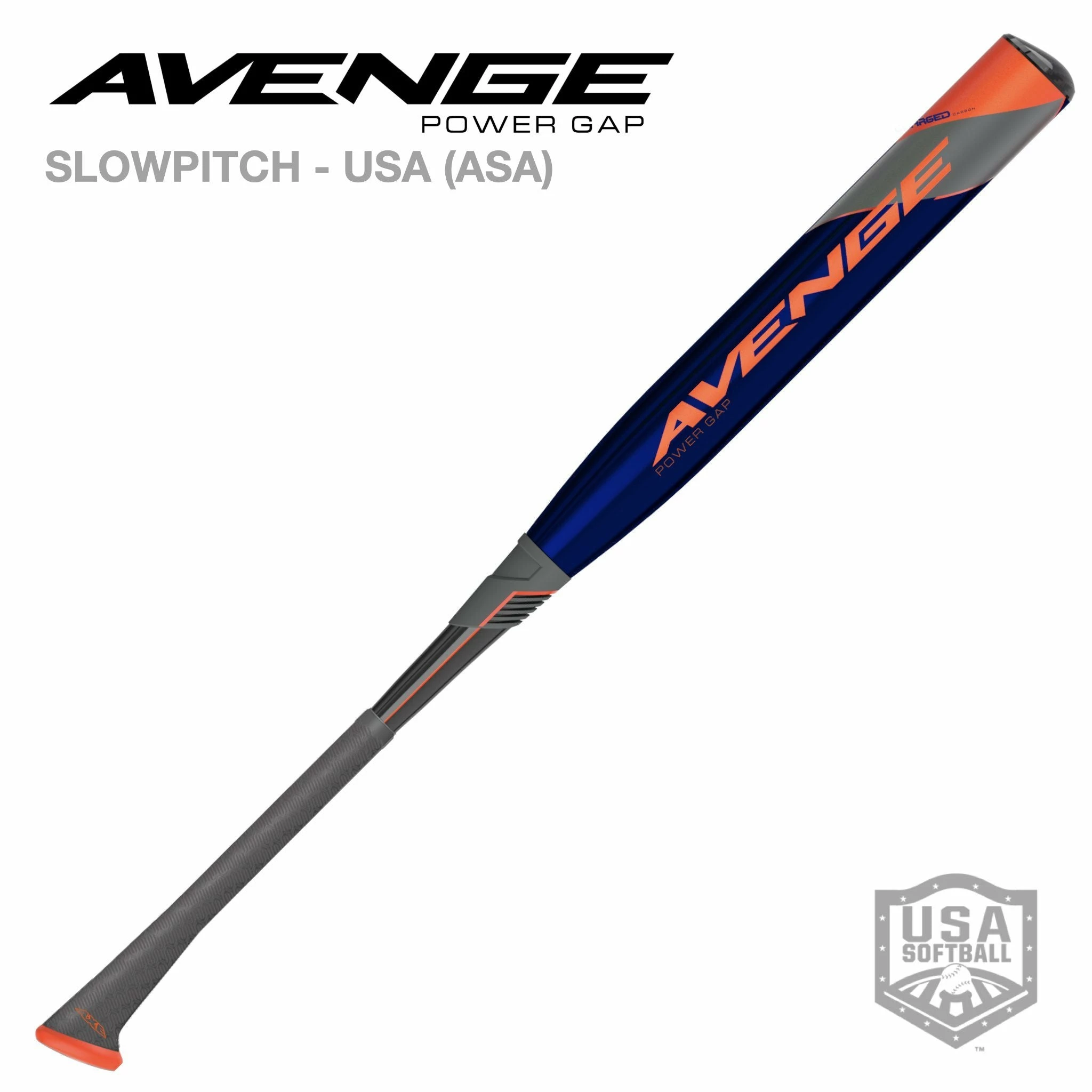 2021 AXE Avenge Power Gap USA/ASA Slowpitch Softball Bat: L155J - Image 2