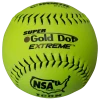 Worth 12" Super Gold Dot NSA Slowpitch Softballs (Dozen): NI12CY