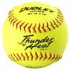 Dudley 12" NFHS Thunder Heat Fastpitch Softballs (Dozen): 43147