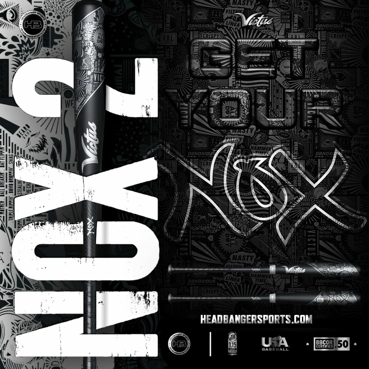 Victus NOX 2 Senior League (-5) USSSA Baseball Bat: VSBN2Y5 - Image 4