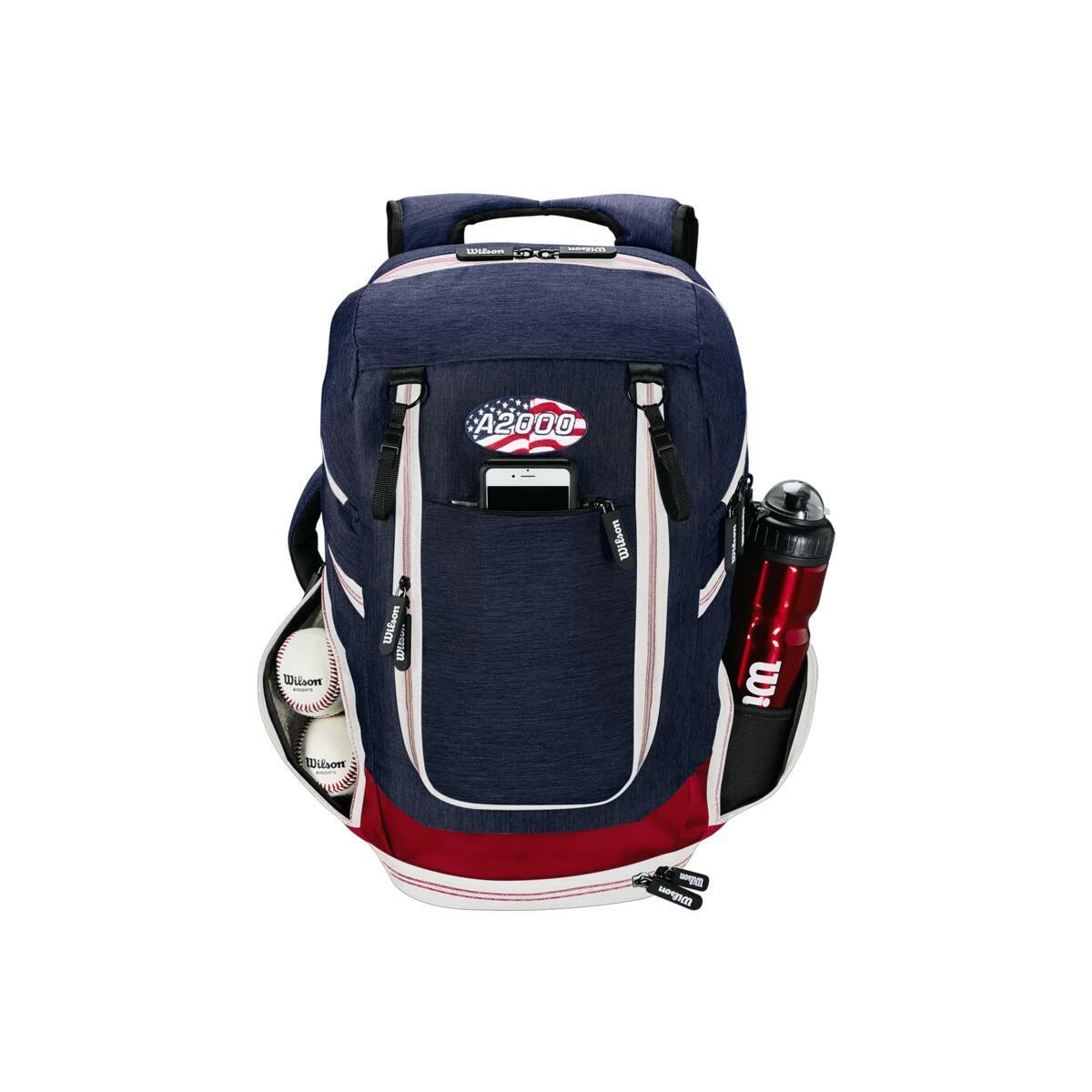 Wilson A2000 Players Backpack Bat Bag: WTA2000 - Image 13