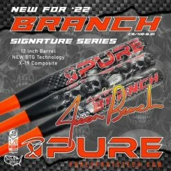 2022 PURE Sports Jason Branch Signature 2PC 12" USSSA Slowpitch Softball Bat
